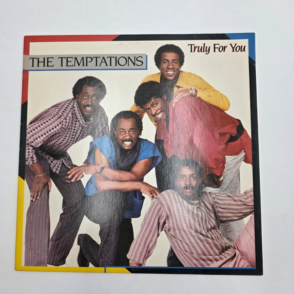 The Temptations Truly For You Vinyl LP Gordy 6119GL 1984 Soul R&B Motown